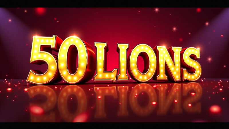 50 Lions Slot Machine Online
