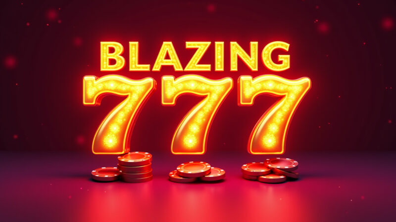 Blazing 777 Slot Machine Online